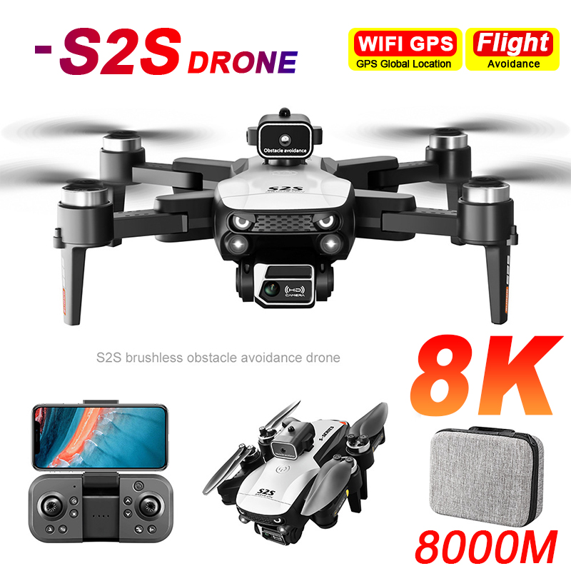 Novo drone s2s 8k profissional - Drone Photogrammetry avaliação e preço
