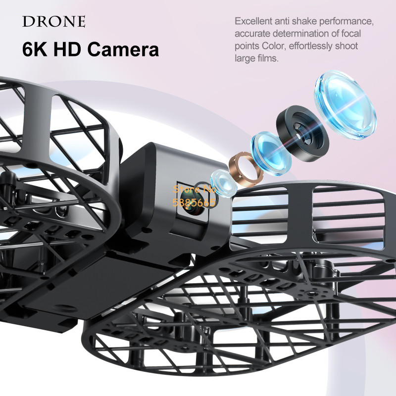 Câmera HD 8K 360 °   Proteção  - Drone Cinematic avaliação e preço